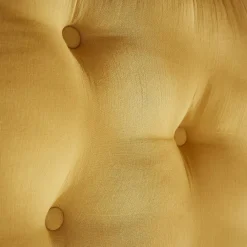 EMINZA Tête de lit coussin gaze de coton (80 x 50 cm) Gaïa Jaune safran Best