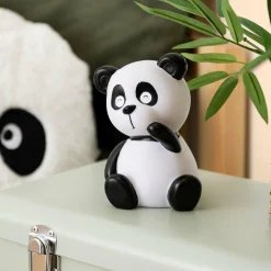 Atmosphera cru017dateur d'intu017drieur for kids Veilleuse enfant à piles (10 x 13,5 cm) Panda e Noir New