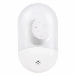 OSTARIA Veilleuse enfant secteur (H10 cm) Lune he Blanc Clearance