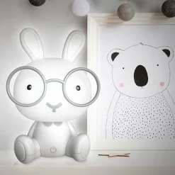 HOME DECO KIDS Veilleuse Lapin Mona he Blanc