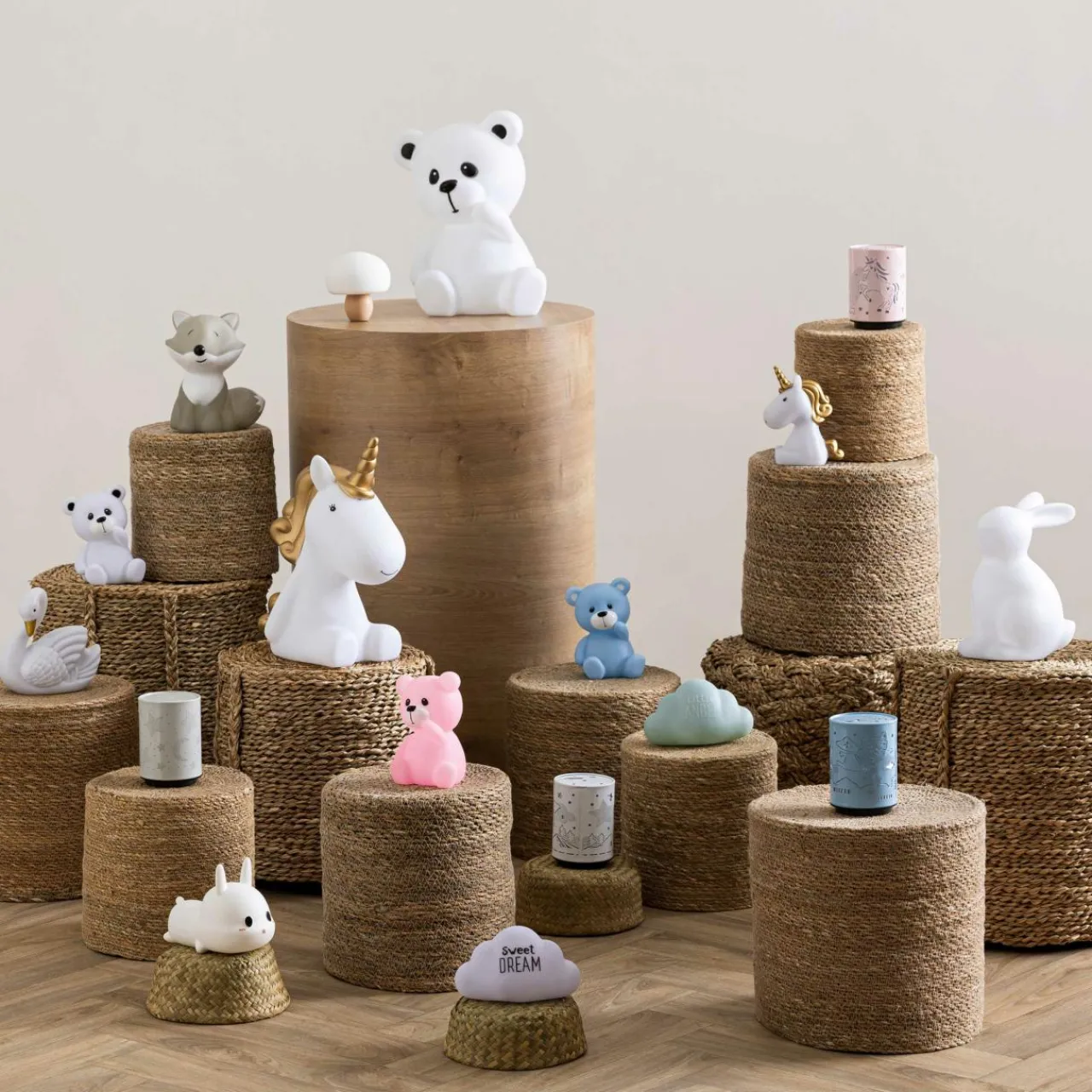 Atmosphera createur d'interieur for kids Veilleuse LED enfant (H11.2 cm) Lapin he Blanc Outlet