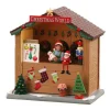 LEMAX Village de Noël lumineux à piles Kiosque Christmas World Outlet