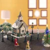 LEMAX Village de Noël lumineux Ensemble complet Église de village Best
