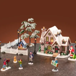 LEMAX Village de Noël lumineux Ensemble complet Noël Blanc Sale