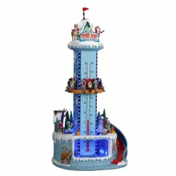 LEMAX Village de Noël lumineux, musical et en mouvement Santa's Freeze Zone Clearance