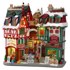 LEMAX Village de Noël lumineux à piles Christmas City Online