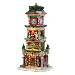 LEMAX Village de Noël lumineux La tour d'Horloge de la place du village Hot