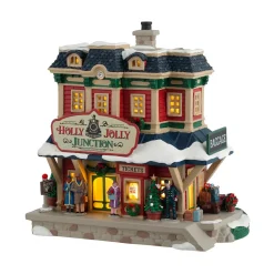 LEMAX Village de Noël lumineux Village Gare Holly Jolly Online