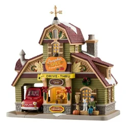 LEMAX Village de Noël lumineux Café Pumpkin Spice