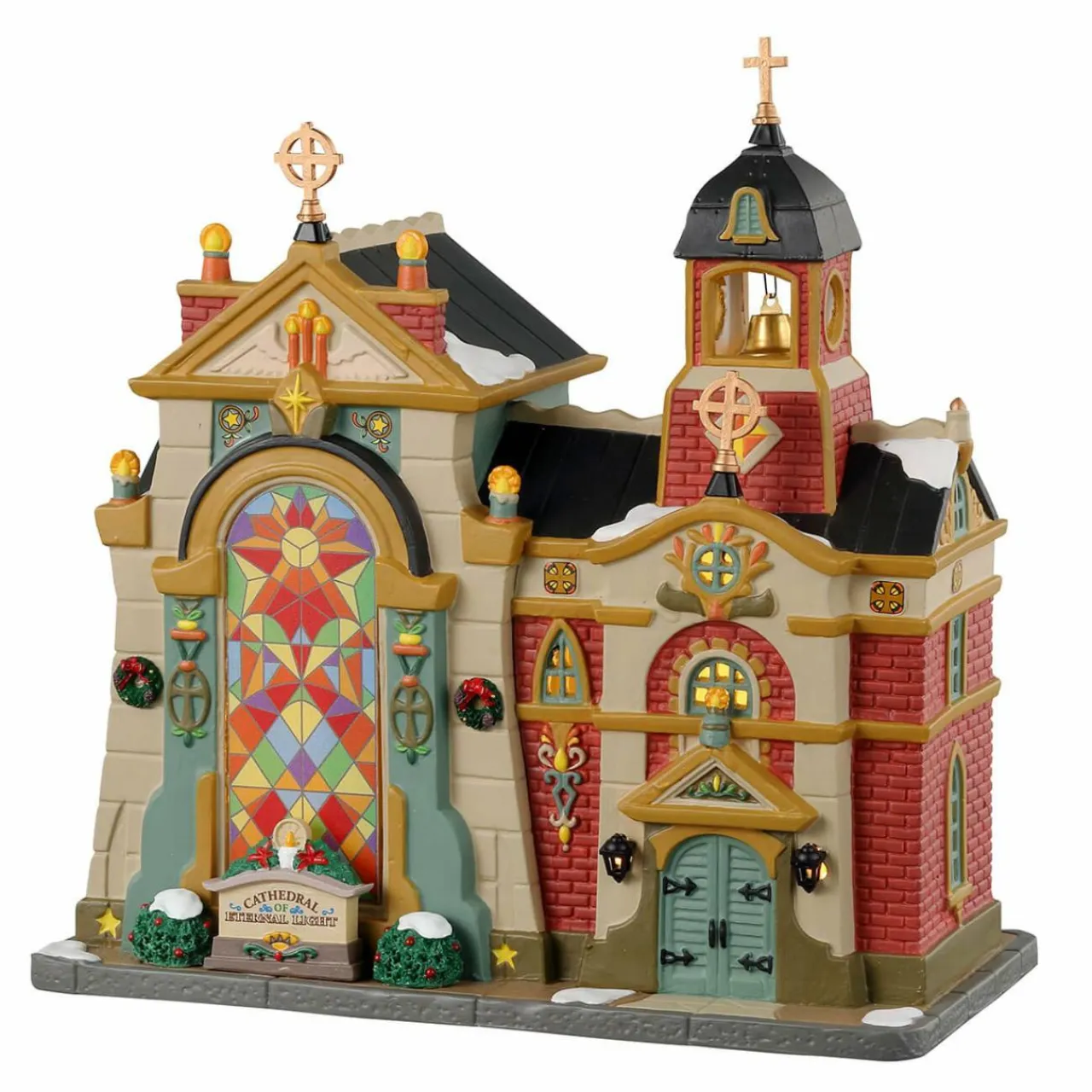 LEMAX Village de Noël lumineux Cathédrale de la lumière éternelle New