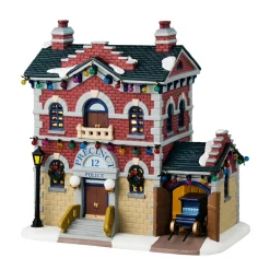 LEMAX Village de Noël lumineux Poste de Police Outlet