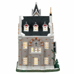 LEMAX Village de Noël lumineux Eglise St Luke Outlet