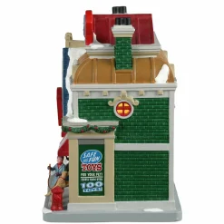 LEMAX Village de Noël à piles lumineux Boutique de jouets Fur-Ever Outlet