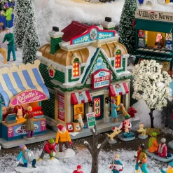 LEMAX Village de Noël à piles lumineux Boutique de jouets Fur-Ever Outlet