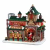 LEMAX Village de Noël à piles lumineux L'écurie des rennes du Père Noël Best