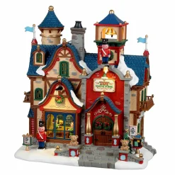 LEMAX Village de Noël à piles lumineux Ecole de la fabrique de jouet Online