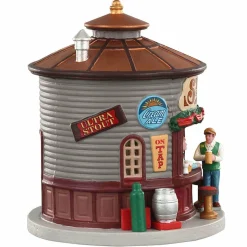 LEMAX Village de Noël à piles lumineux Le kiosque Stout Shack Hot