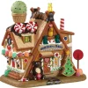 LEMAX Village de Noël à piles lumineux Confiserie Sale