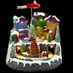 Feeric Lights & Christmas Village de Noël lumineux Avion du Père Noël Clearance