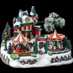 Feeric Lights & Christmas Village de Noël lumineux et animé "Joyeuses fêtes" Outlet
