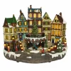 KAEMINGK Village de Noël lumineux et musical Ville enneigée Hot