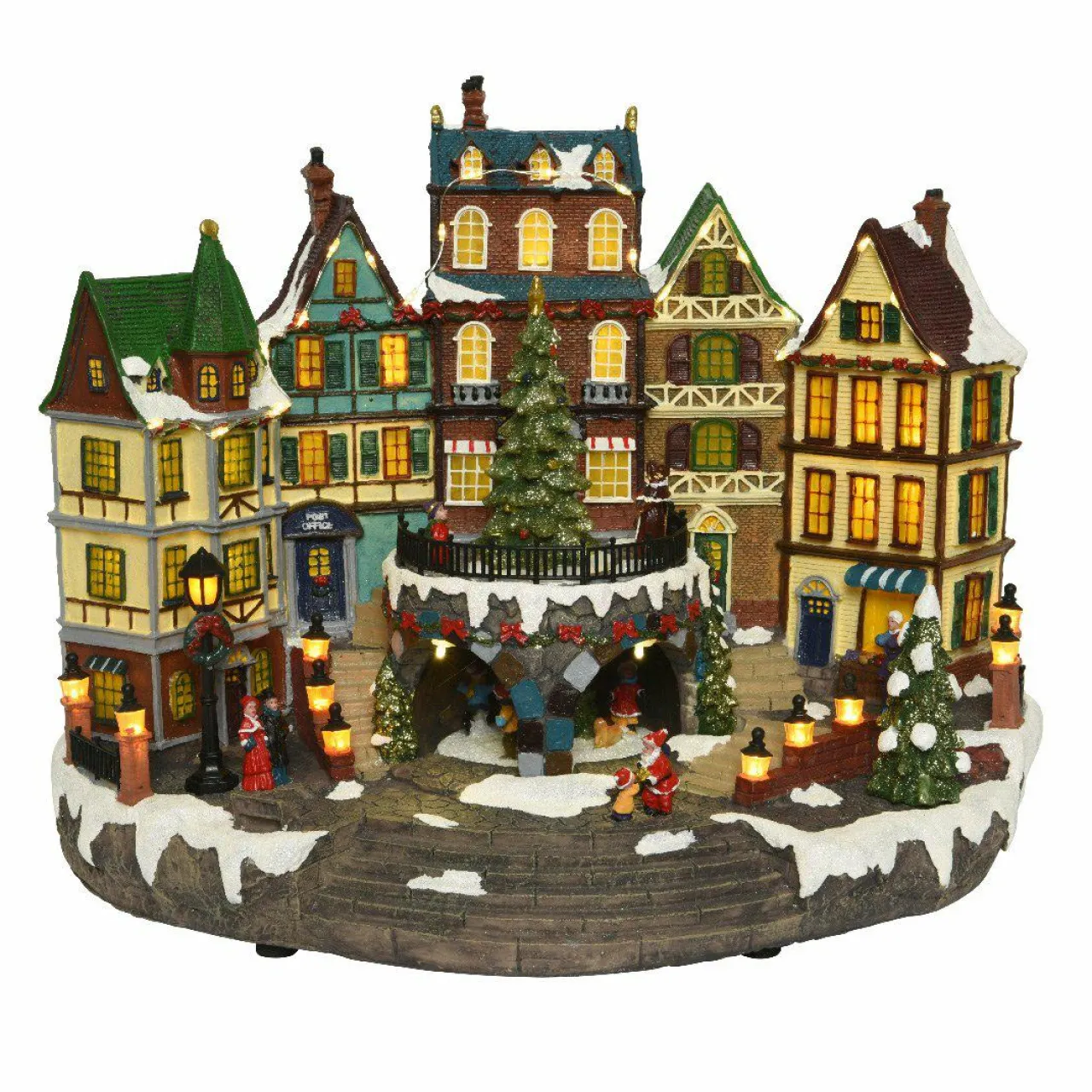 KAEMINGK Village de Noël lumineux et musical Ville enneigée Hot