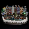 KAEMINGK Village de Noël lumineux et musical Amsterdam Clearance