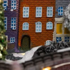 KAEMINGK Village de Noël lumineux et musical Amsterdam Clearance