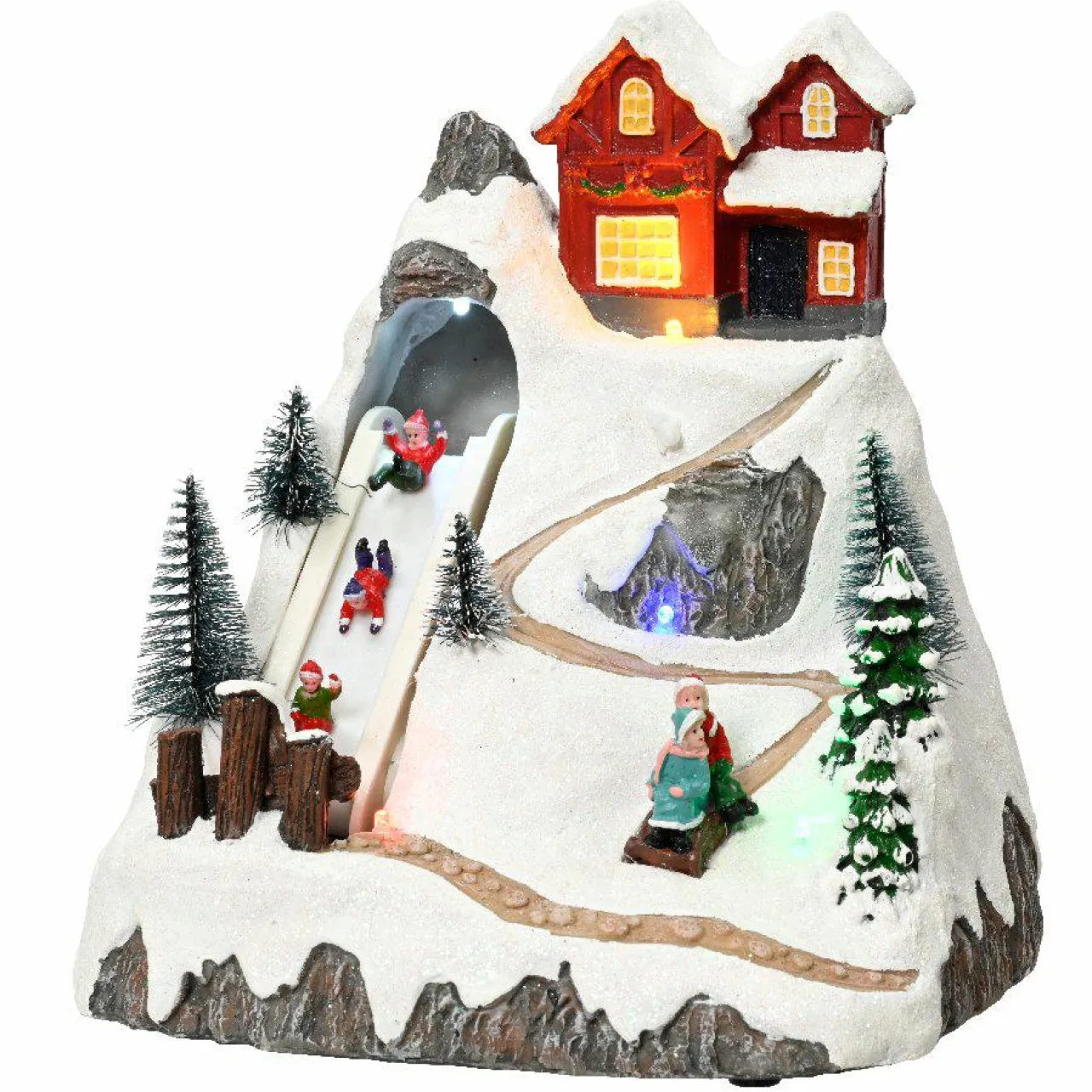 KAEMINGK Village de Noël lumineux Joie d'hiver Multicolore New