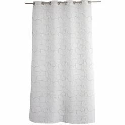 ENJOY HOME Voilage brodé œillets (140 x 240 cm) Galet Gris Best