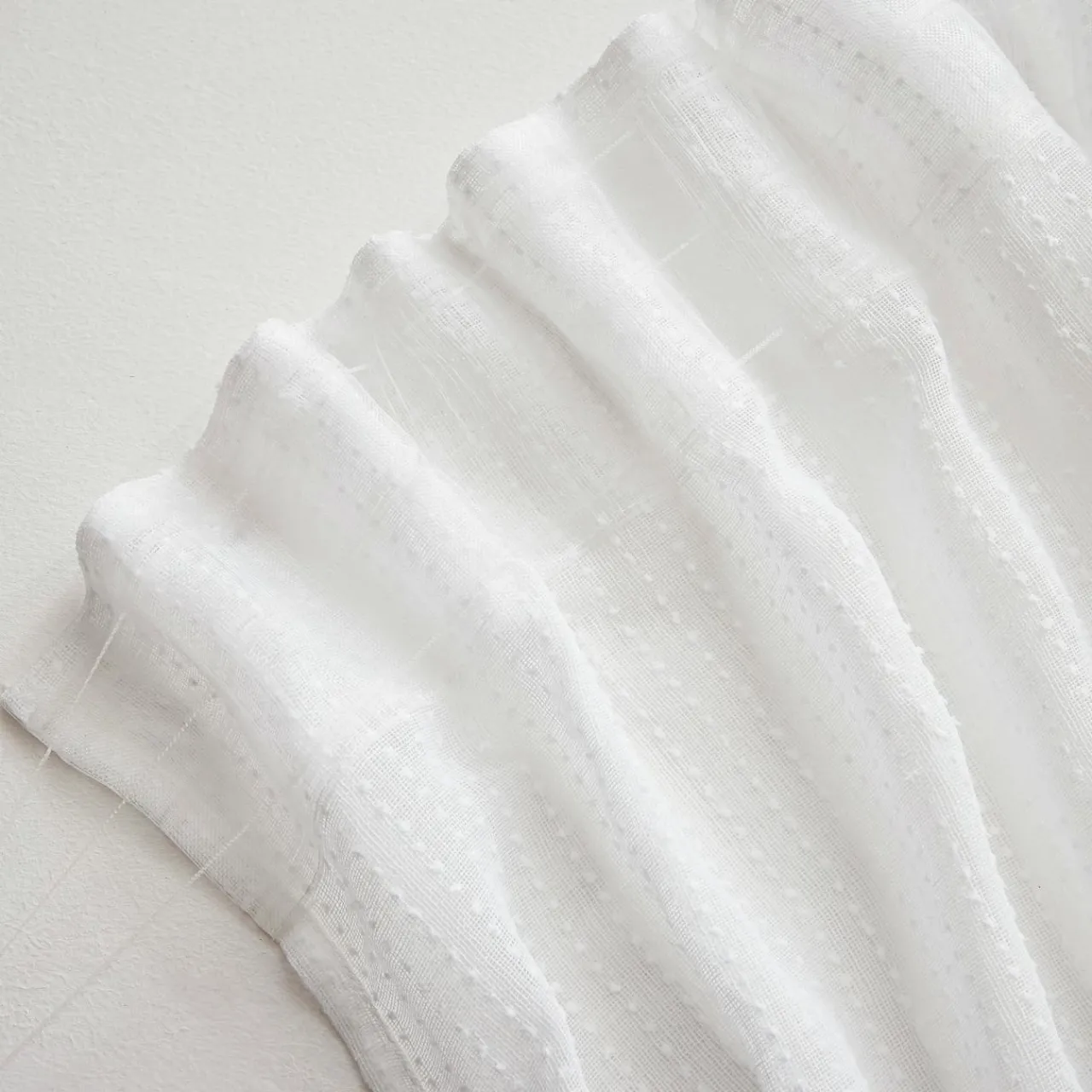 EMINZA Voilage galon fronceur (280 x 240 cm) Arthur Blanc Discount