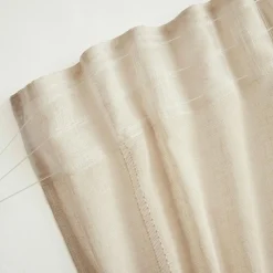 EMINZA Voilage galon fronceur (280 x 240 cm) Léontine Beige Discount