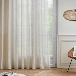 EMINZA Voilage galon fronceur (280 x 240 cm) Maël Beige Hot