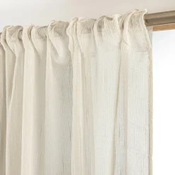 EMINZA Voilage galon fronceur (280 x 240 cm) Raphaël Beige Hot