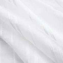EMINZA Voilage galon fronceur (140 x 240 cm) Théo Blanc Clearance