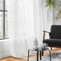 DOUCEUR D'INTERIEUR Voilage grande largeur œillets (400 x 240 cm) Lissea Blanc New