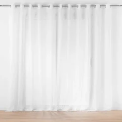 DOUCEUR D'INTERIEUR Voilage grande largeur œillets (400 x 240 cm) Lissea Blanc New