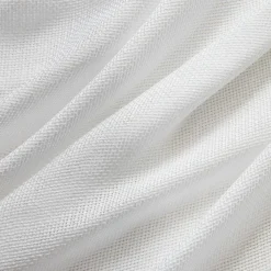 EMINZA Voilage œillets effet lin (180 x 240 cm) Luca Blanc Discount