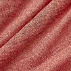 EMINZA Voilage œillets effet lin (140 x 240 cm) Robin Terracotta Best