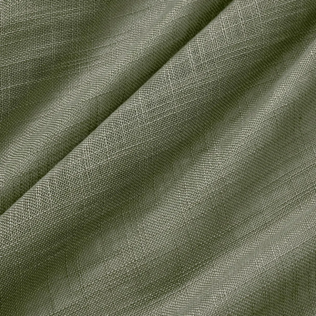 EMINZA Voilage œillets effet lin (140 x 280 cm) Robin Vert romarin Hot