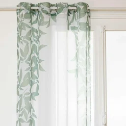 ATMOSPHERA Voilage œillets (140 x 240 cm) Ark Vert Outlet