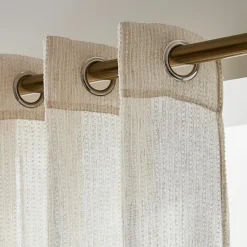 EMINZA Voilage œillets (280 x 240 cm) Arthur Beige