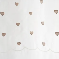 ENJOY HOME Voilage œillets (140 x 240 cm) Coeurs Beige Hot