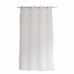 ENJOY HOME Voilage œillets (140 x 240 cm) Coeurs Gris Clearance