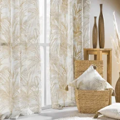 douceur d'intu017drieur Voilage œillets (140 x 240 cm) Dune Beige Discount