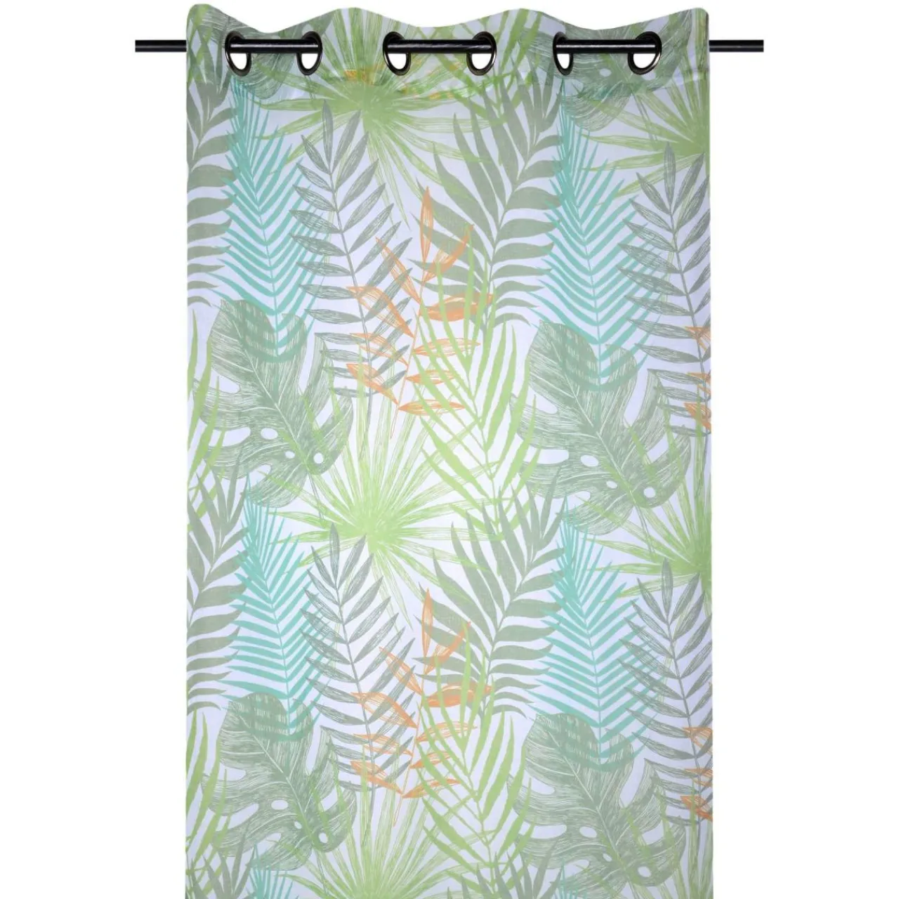 LOVELY CASA Voilage œillets (140 x 260 cm) Exolu Vert Best