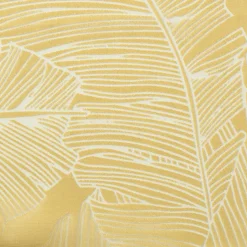 ATMOSPHERA Voilage œillets (140 x 240 cm) Feuille Jaune ocre Outlet