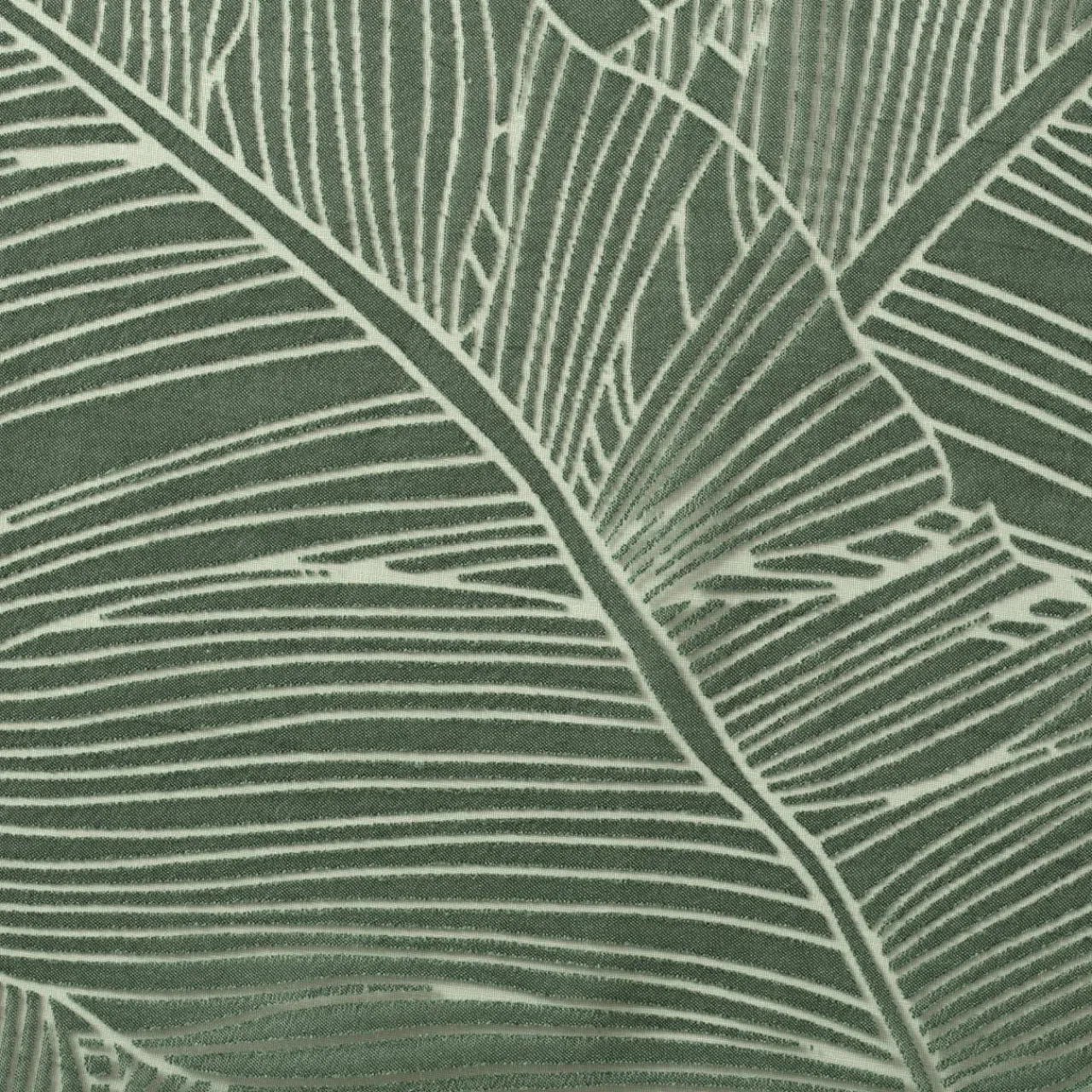 ATMOSPHERA Voilage œillets (140 x 240 cm) Feuille cèdre Vert Clearance