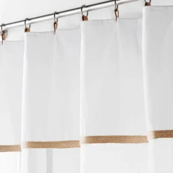 DOUCEUR D'INTERIEUR Voilage œillets (140 x 240 cm) Leana Blanc Outlet