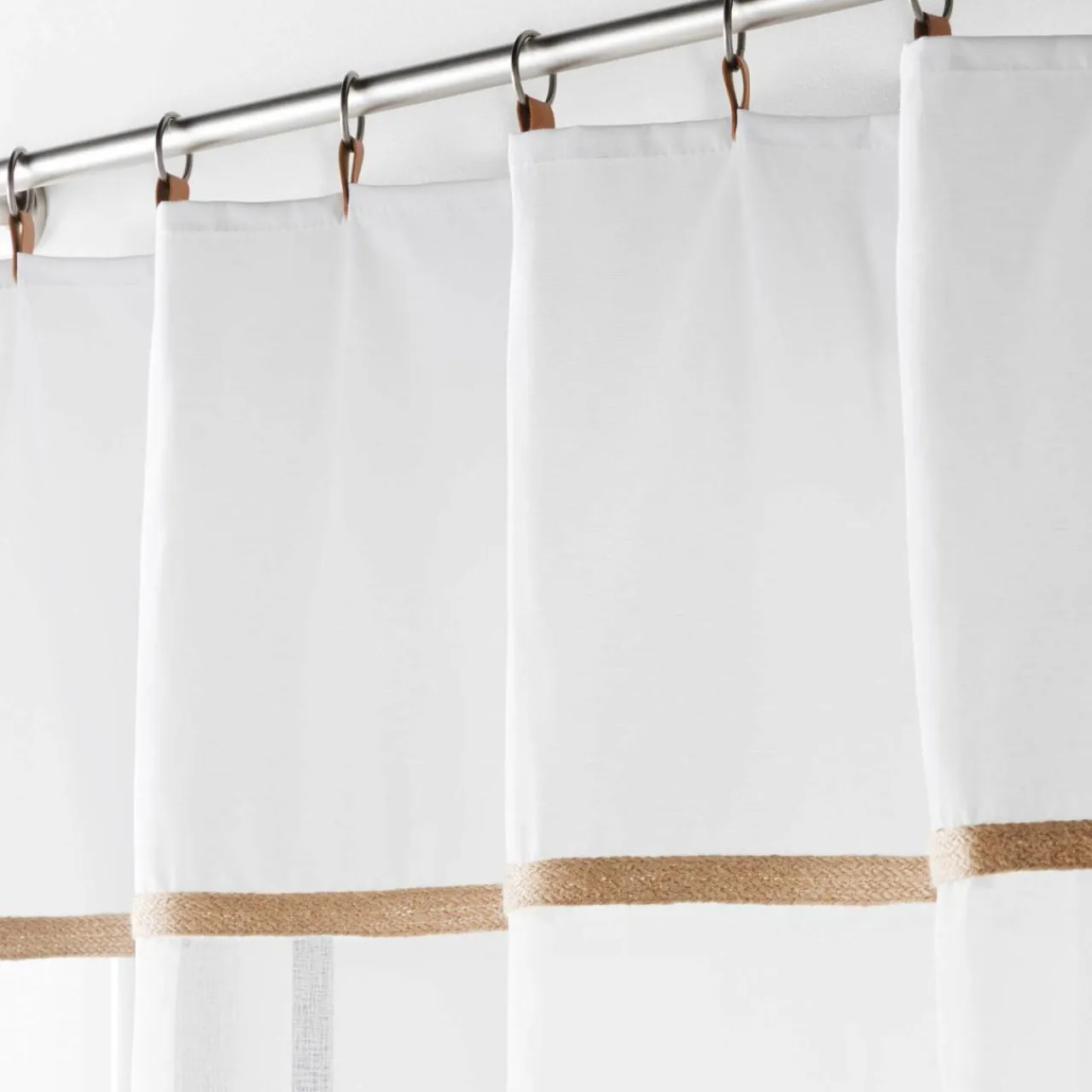 DOUCEUR D'INTERIEUR Voilage œillets (140 x 240 cm) Leana Blanc Outlet